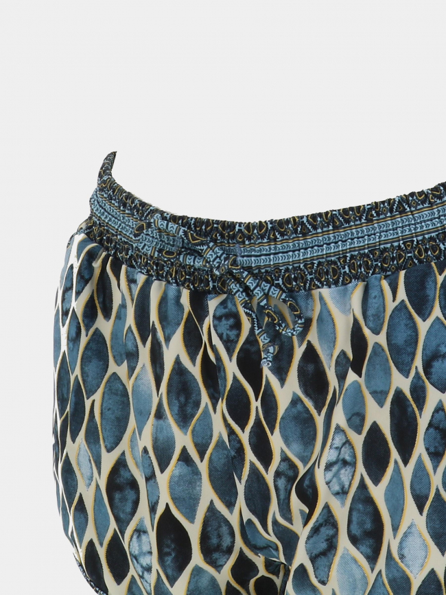 Short de plage charlotte bali bleu femme - Lagon Bleu