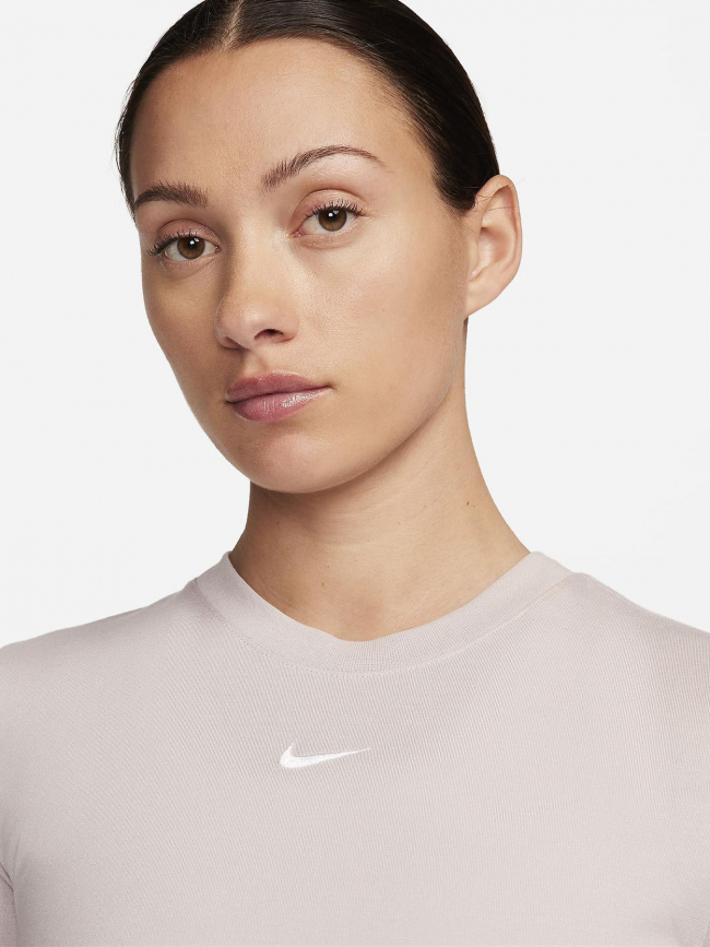 T-shirt crop nsw essential rose violet pâle femme - Nike