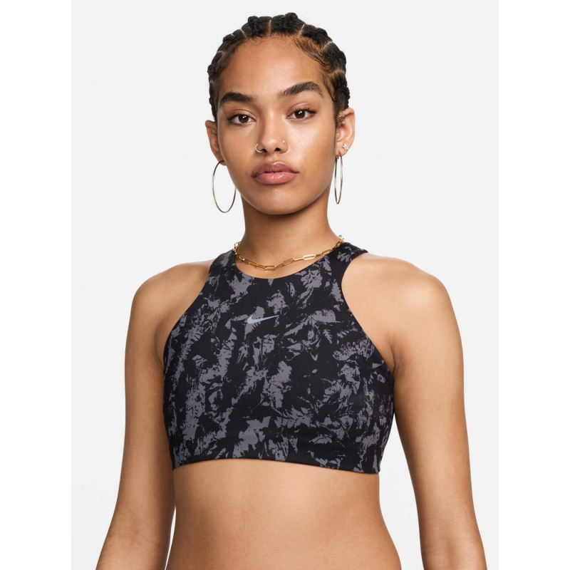 Brassière de sport alate noir gris femme - Nike