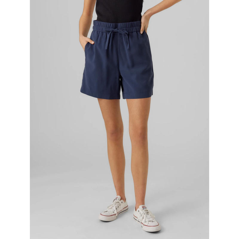 Short ample carmen bleu marine femme - Vero Moda