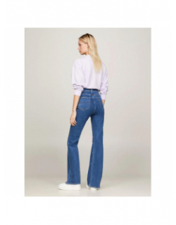 Jean flare taille haute sylvia bleu femme - Tommy Jeans