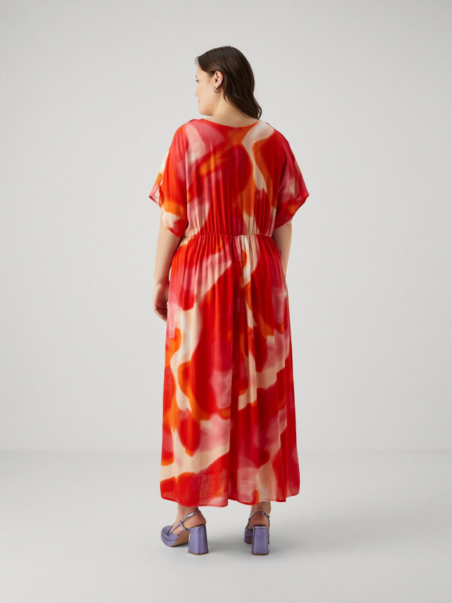 Robe longue dégradé jade rouge orange femme - Vero Moda