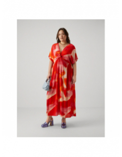 Robe longue dégradé jade rouge orange femme - Vero Moda