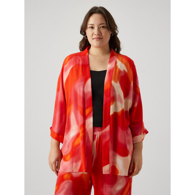 Kimono dégradé jade rouge orange rose femme - Vero Moda