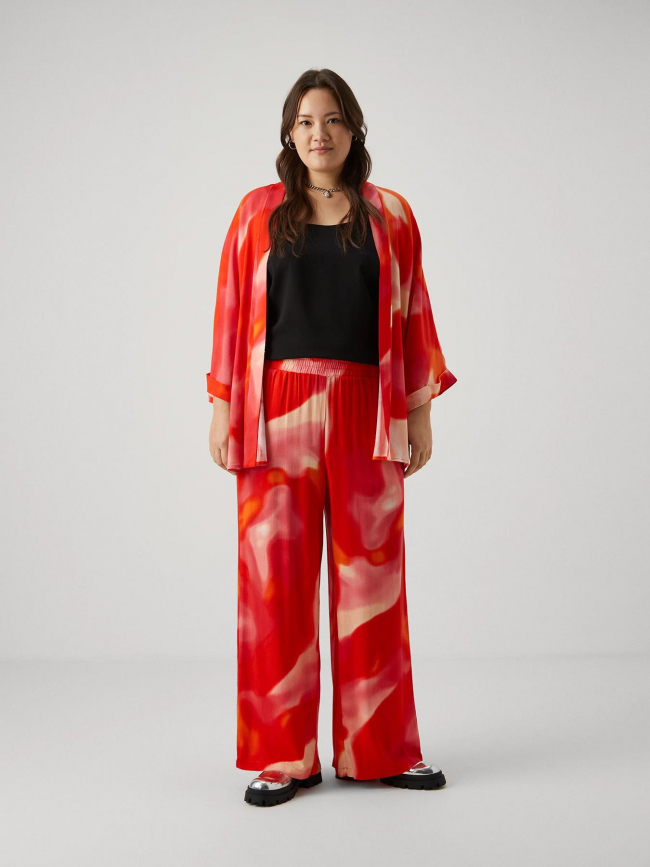 Kimono dégradé jade rouge orange rose femme - Vero Moda