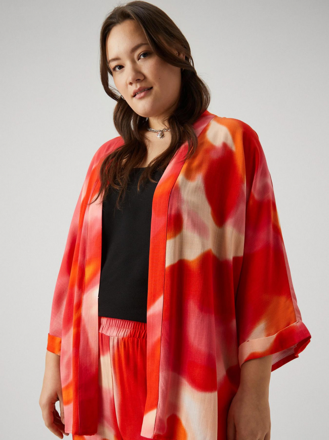 Kimono dégradé jade rouge orange rose femme - Vero Moda