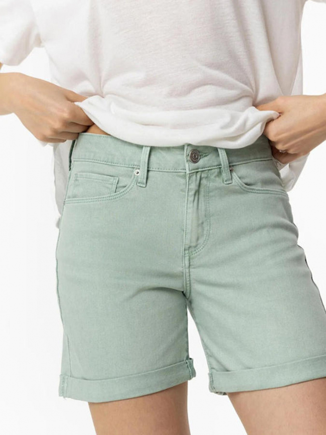 Short en jean rachel 39 bleu vert femme - Tiffosi