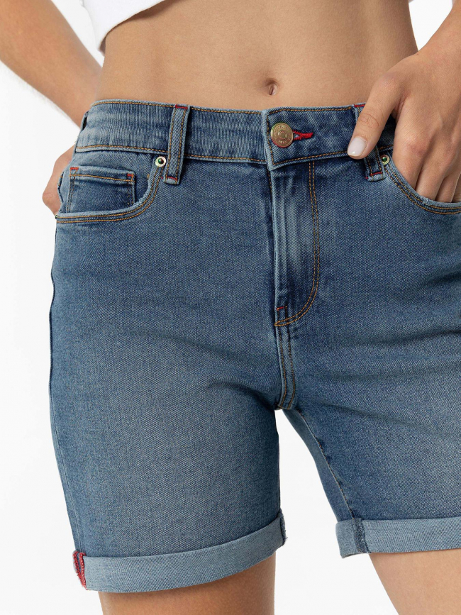 Short en jean rachel 40 bleu femme - Tiffosi