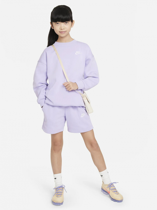 Short jogging nsw club violet fille - Nike