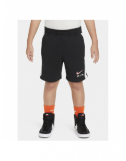 Short jogging nsw air noir blanc rose enfant - Nike