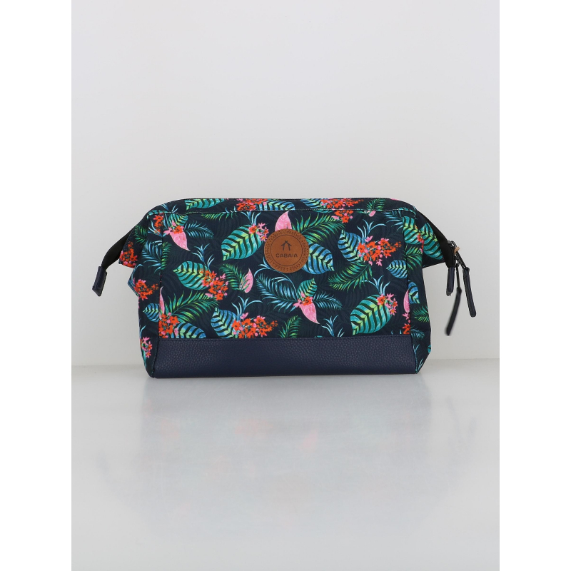 Trousse de toilette rue du thabor floral bleu - Cabaïa