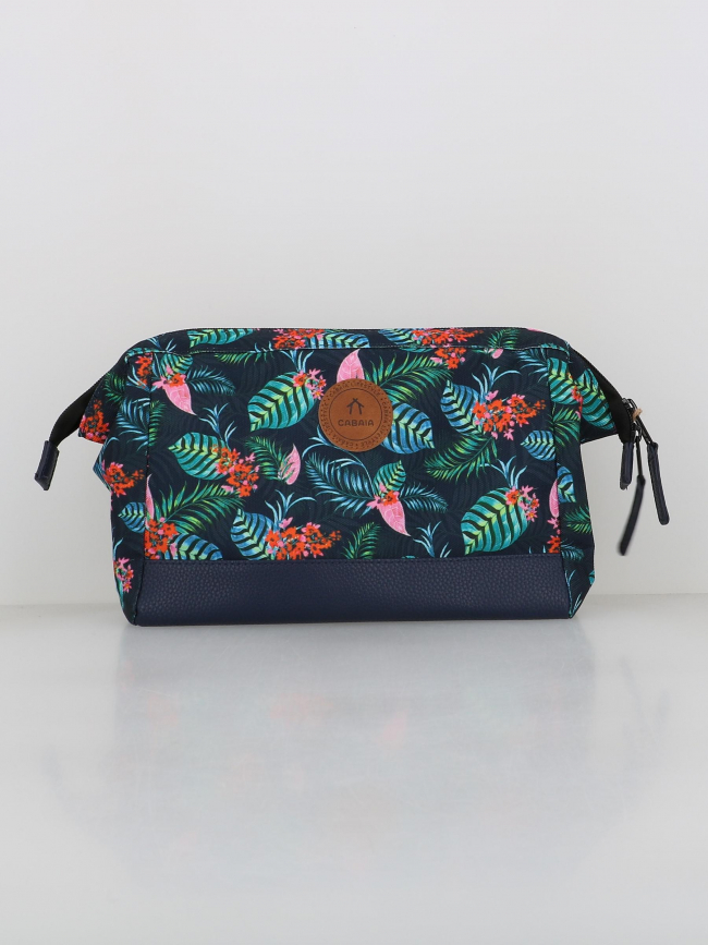 Trousse de toilette rue du thabor floral bleu - Cabaïa