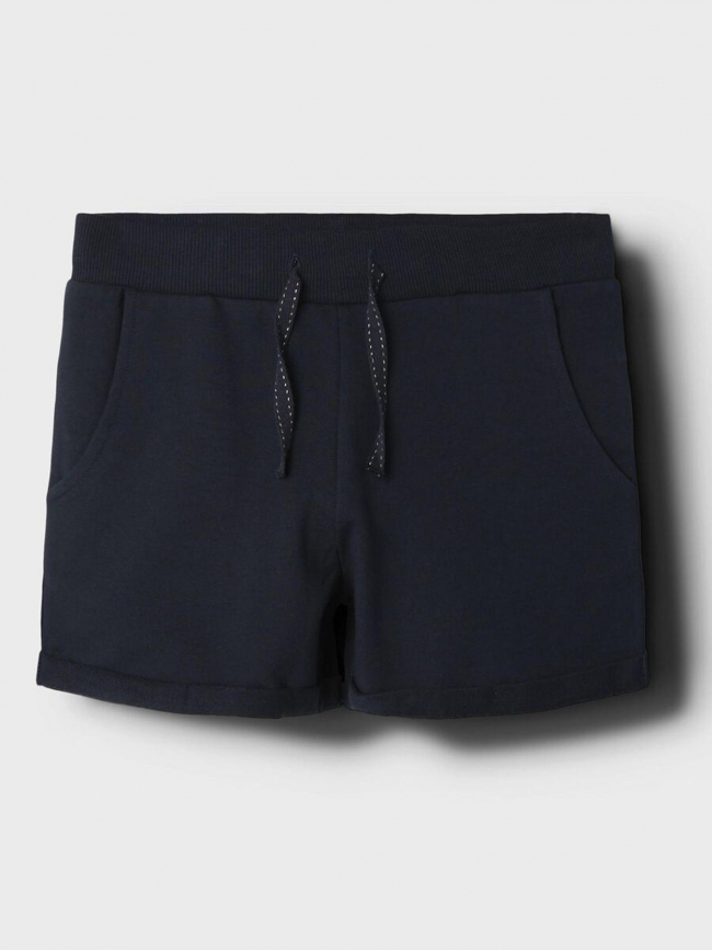 Short jogging volta bleu marine fille - Name It