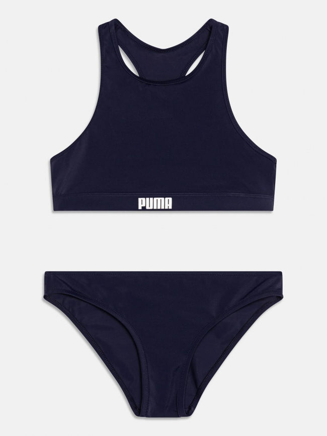 Maillot de bain 2 pièce racerback bleu fille - Puma