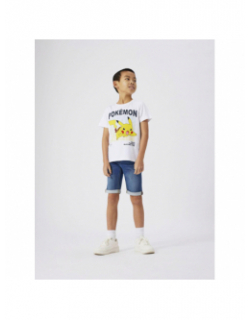 T-shirt amos pokemon pikachu blanc garçon - Name It