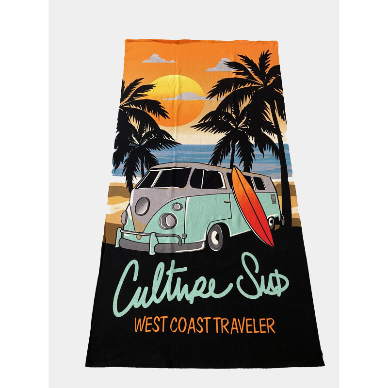 Serviette de plage sabaro van life surf - Culture Sud