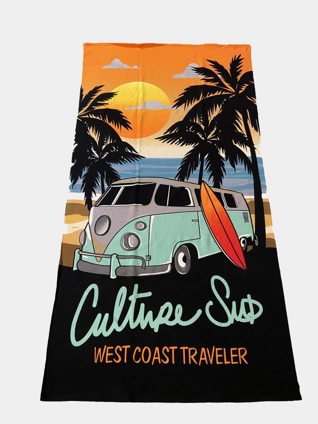 Serviette de plage sabaro van life surf - Culture Sud