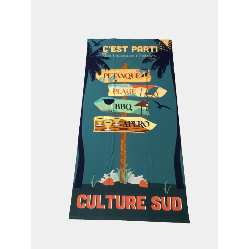 Serviette de plage molokini bbq apéro - Culture Sud