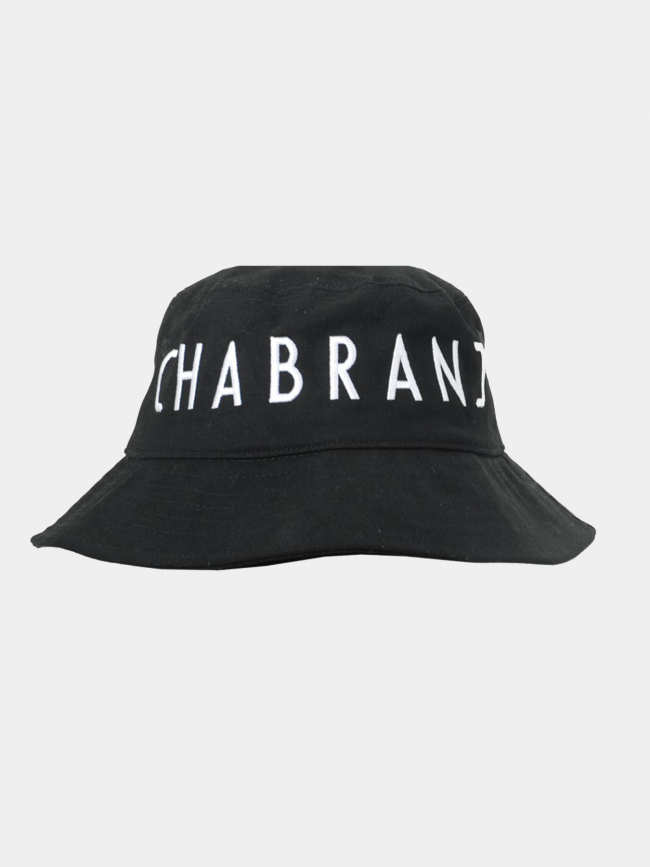 Bob logo brodé noir blanc homme - Chabrand