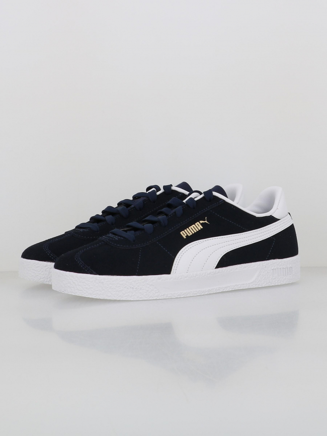 Baskets t-club bleu marine blanc homme - Puma