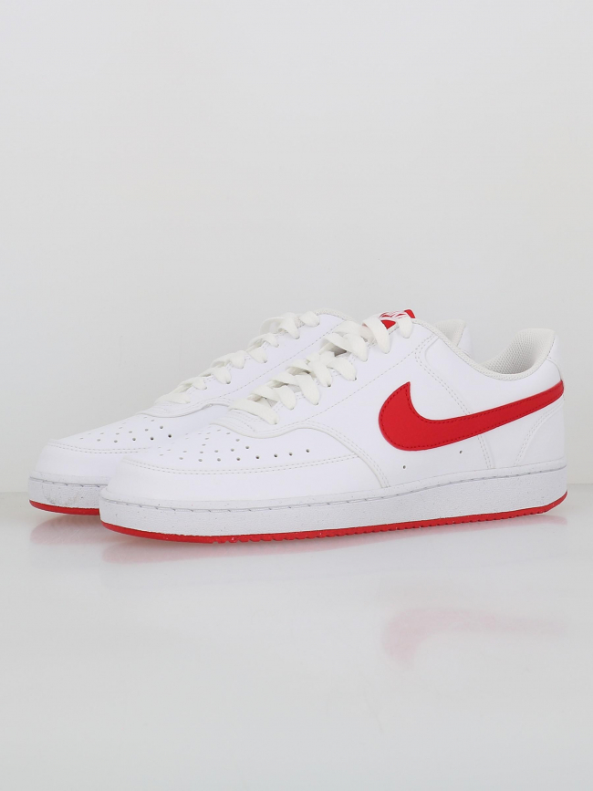 Baskets court vision blanc rouge homme - Nike