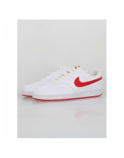 Baskets court vision blanc rouge homme - Nike