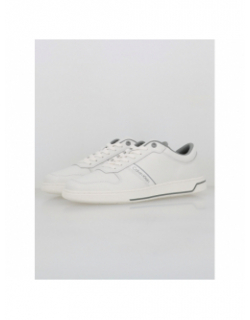 Baskets en cuir logo granite blanc homme - Calvin Klein