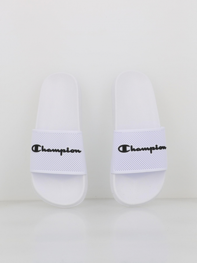 Claquettes daytona slide blanc homme - Champion