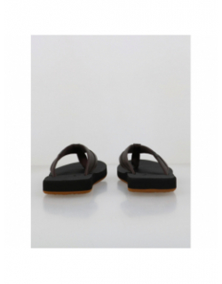 Tongs carver squish marron noir homme - Quiksilver