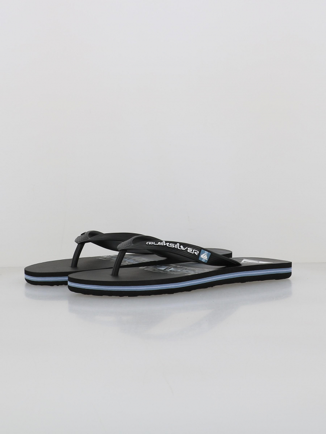 Tongs molokai stripe noir homme - Quiksilver