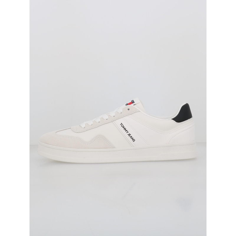 Baskets en cuir retro blanc homme - Tommy Jeans