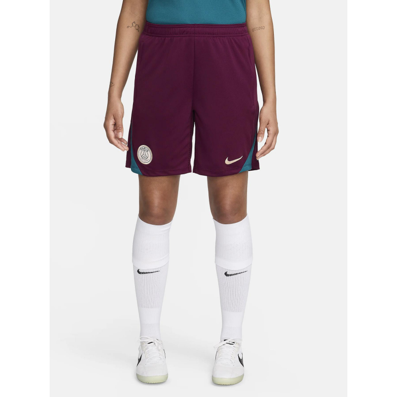 Short de football PSG 24-25 violet/vert homme - Nike