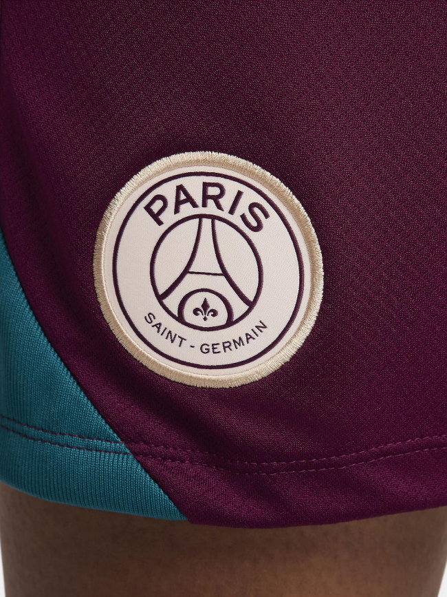 Short de football PSG 24-25 violet/vert homme - Nike