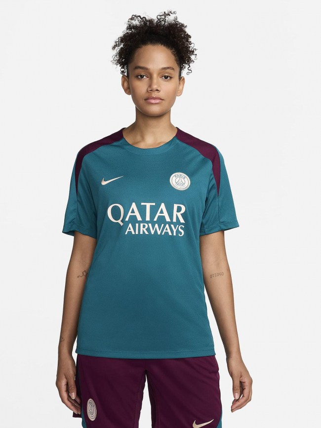 Maillot d'entrainement 24-25 PSG vert/violet homme - Nike