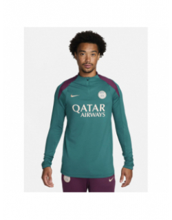 Sweat zippé psg vert violet homme - Nike