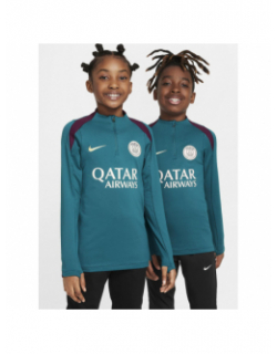 Sweat de football PSG 24-25 vert/violet enfant - Nike