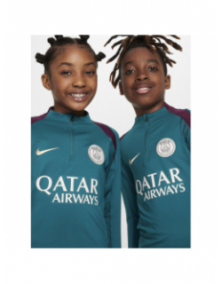 Sweat de football PSG 24-25 vert/violet enfant - Nike