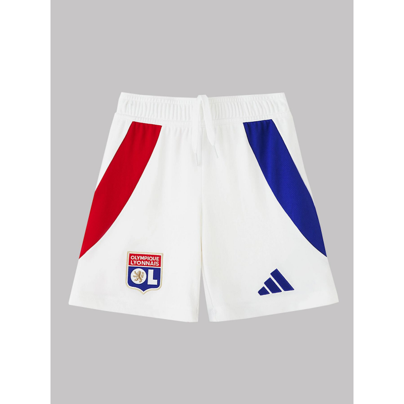 Short de football olympique lyonnais blanc enfant - Adidas