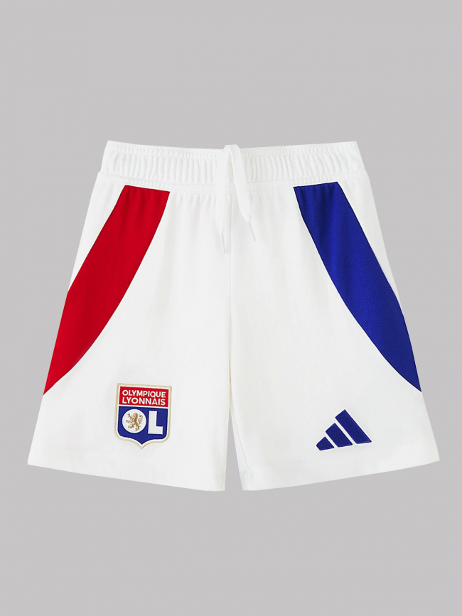 Short de football olympique lyonnais blanc enfant - Adidas