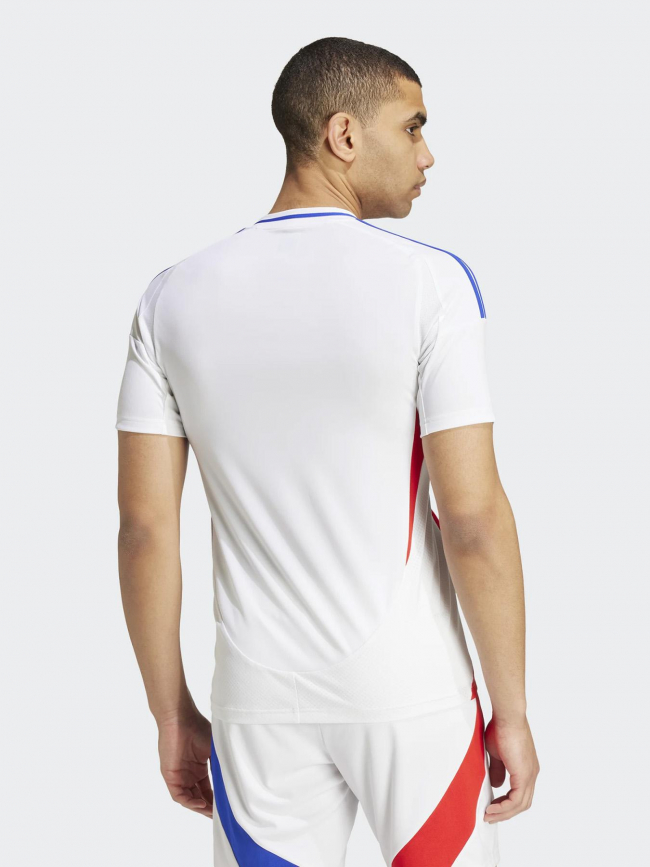 Maillot de football OL domicile 2024-2025 blanc homme - Adidas