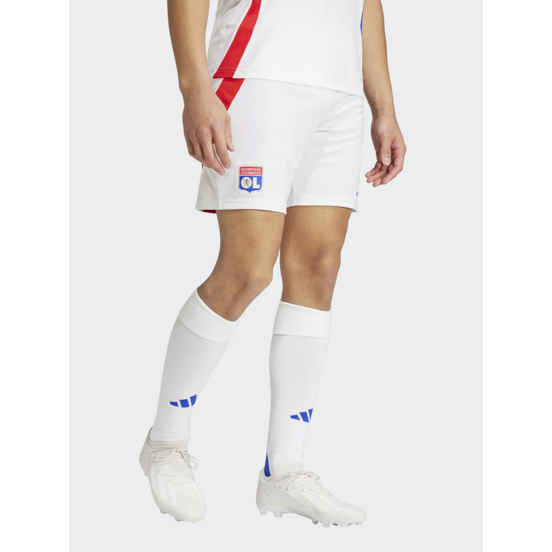 Short de football olympique lyonnais blanc homme - Adidas