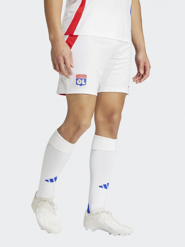 Short de football olympique lyonnais blanc homme - Adidas