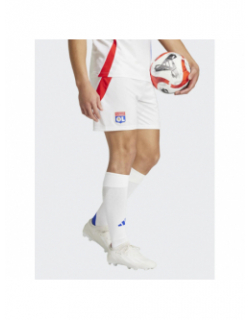 Short de football olympique lyonnais blanc homme - Adidas