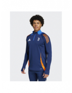 Sweat de football juventus bleu marine orange homme - Adidas