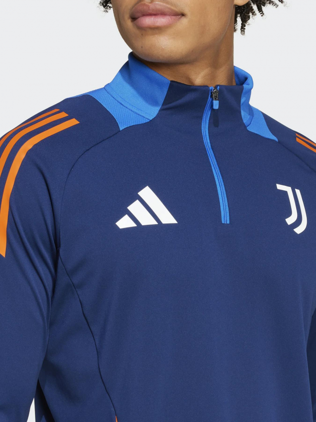 Sweat de football juventus bleu marine orange homme - Adidas