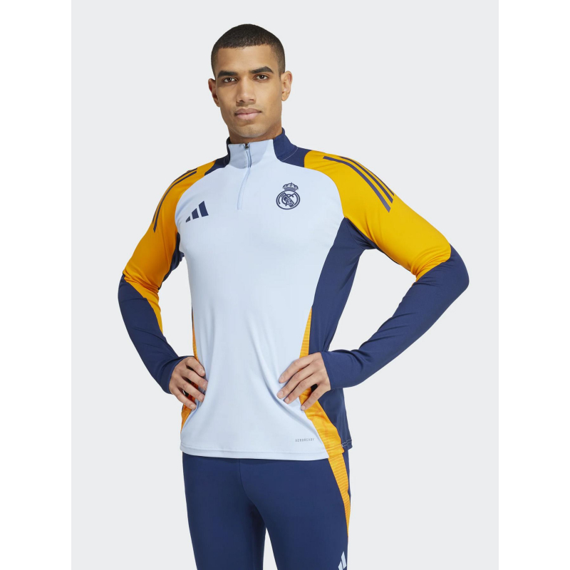 Sweat de football real madrid bleu/orange homme - Adidas