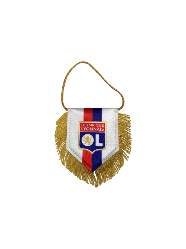 Fanion blason olympique lyonnais mini blanc - OL