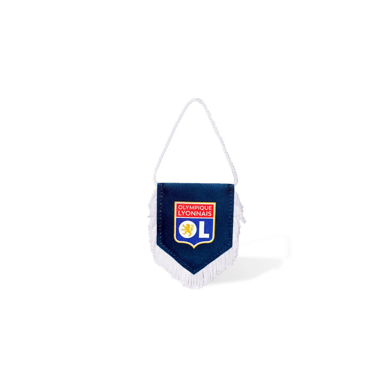 Fanion blason olympique lyonnais mini bleu marine - OL