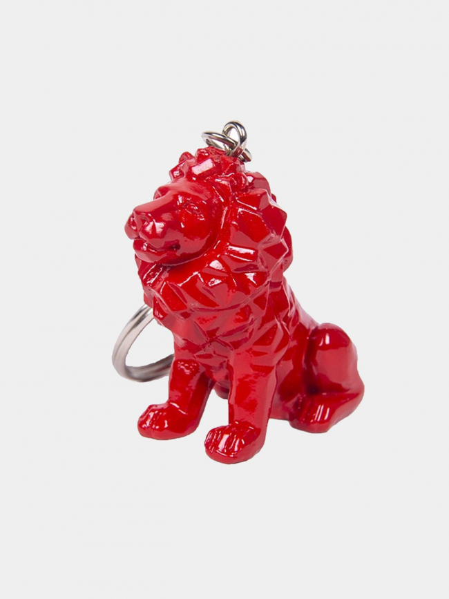 Porte-clé lion blason olympique lyonnais rouge - OL