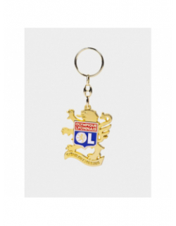 Porte-clé blason olympique lyonnais doré - OL